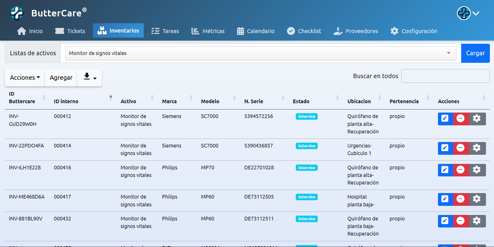 Mantenimiento de activos